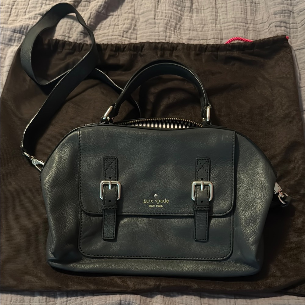 Kate Spade Black Leather Satchel